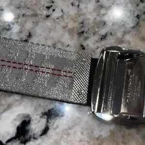 Off-White Silver and Black Utility Belt with Red Detail Off-White | Accessories | Offwhite Silver And Black Utility  main image 2